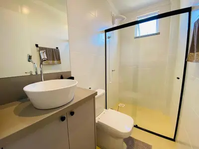 A planta de Apartamento novo - 400m do mar Bombinhas