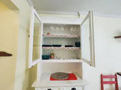 A cozinha ou kitchenette de Res. Regina Maris - Bombinhas