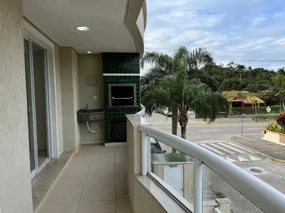 A planta de B119 - Apto para 06 pessoas perto do mar em Bombas