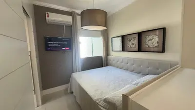Uma cama ou camas num quarto em 097A - Excelente 3 quartos em Bombas