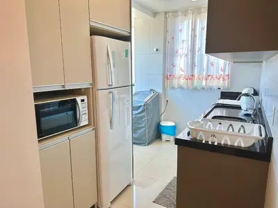 A planta de 534 - Lindo Apartamento 2 dormitórios na praia de Bombas