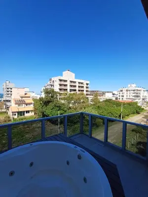 A planta de Cobertura duplex com jacuzzi