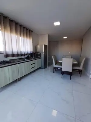A planta de Cobertura duplex com jacuzzi
