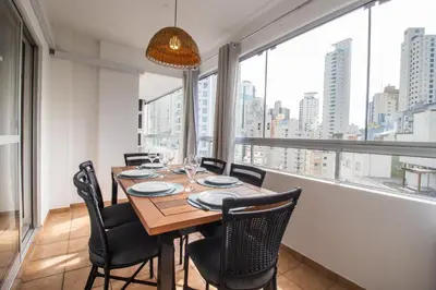 A planta de PGB74 - 2Dorm, Climatizado, Churrasq , Av Brasil