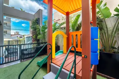 Uma varanda ou terraço em Sunset Residence