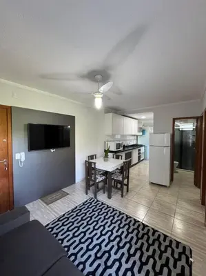 A cozinha ou kitchenette de Apartamento Balneário Camboriú