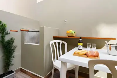 A cozinha ou kitchenette de Churrasqueira, 3Q - 2 suítes, 2 Vagas, 250m Praia