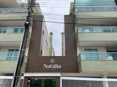 A planta de Lindo apartamento no centro Bombinhas 2 quartos