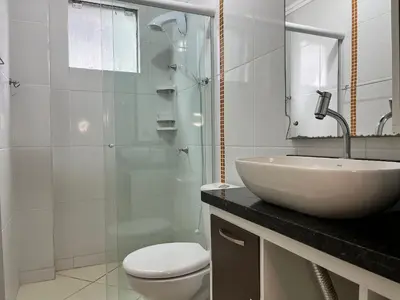 A planta de B163 - Apartamento em Bombas para 05 pessoas