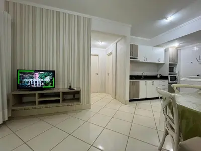A planta de B163 - Apartamento em Bombas para 05 pessoas