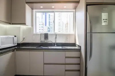 A cozinha ou kitchenette de QUA41 - 3Dorm, Climatizado, Churrasqueira