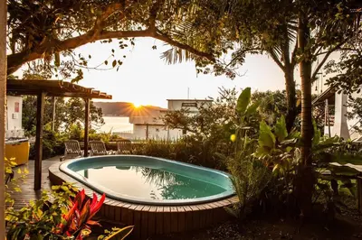 A piscina em ou perto de 3 - Apto com Jacuzzi e Vista Mar - Morada do Ganso