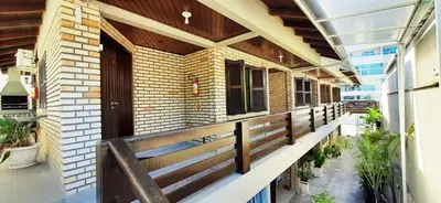 Uma varanda ou terraço em Água Marinha de Bombas - Bombinhas