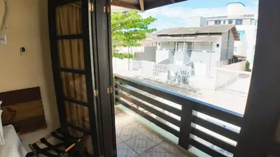 Uma varanda ou terraço em Água Marinha de Bombas - Bombinhas