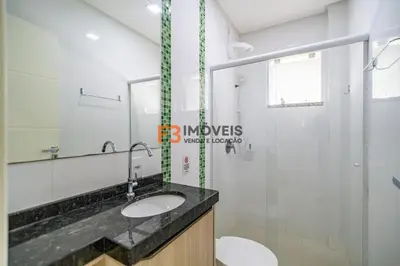 A planta de Apartamento 02 quartos Bombas