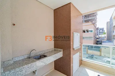 A planta de Apartamento 02 quartos Bombas