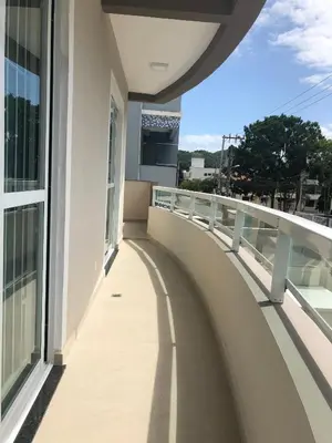 Uma varanda ou terraço em Bombinhas Residencial Ecomar