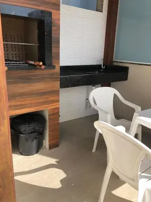 A cozinha ou kitchenette de Bombinhas Residencial Ecomar