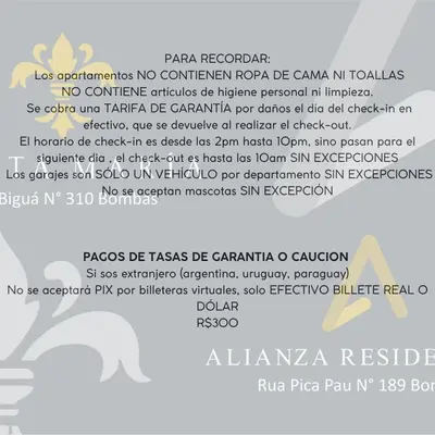 A planta de Residencial Alianza - Depto de 1 habitacion 104