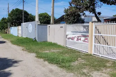 A planta de aconchegante casa de praia