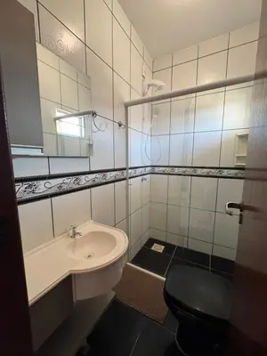 Uma casa de banho em Residencial Golfinho - Aconchegante apê em Palmas