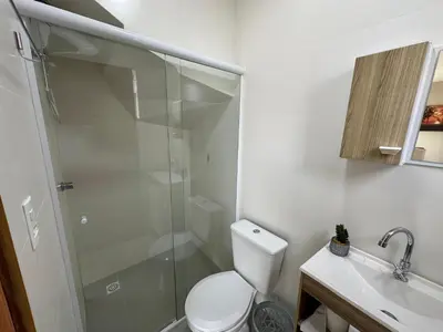 A planta de Duplex de 3 Quartos com Piscina - 140m da praia