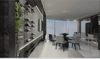 Uma área de estar em Apartamento Porto belo