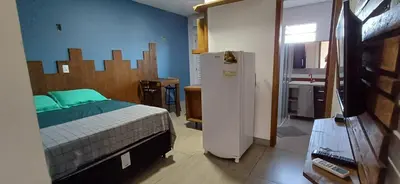 Uma cama ou camas num quarto em Loft 02