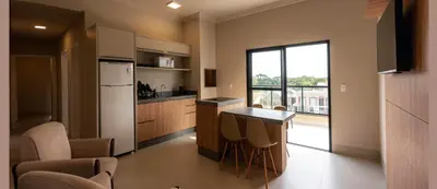 A cozinha ou kitchenette de Pousada Caminho do Bosque