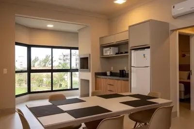A cozinha ou kitchenette de Pousada Caminho do Bosque