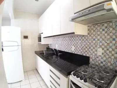A planta de Apto quadra mar em Balneário Perequê