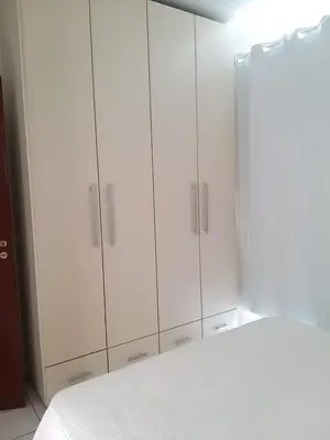 A planta de Apto quadra mar em Balneário Perequê