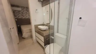 Uma casa de banho em B164 - Apto na praia da Lagoinha para Alugar