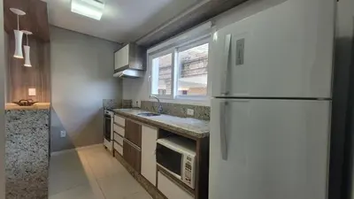 A cozinha ou kitchenette de B164 - Apto na praia da Lagoinha para Alugar