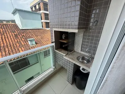 A planta de Cód 73 - Apto no Brisa do Arvoredo a 80m do mar