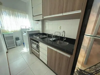 A planta de Cód 86 - Apartamento á 100m do mar