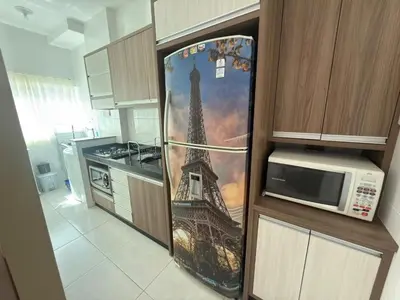 A planta de Cód 86 - Apartamento á 100m do mar