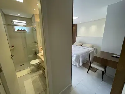 A planta de Cód 158 - Apartamento á 300m do mar.