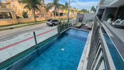 A planta de Cód 161 - Apartamento com Spa privativa a 100m do mar