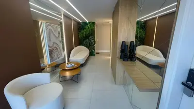A planta de Cód 161 - Apartamento com Spa privativa a 100m do mar