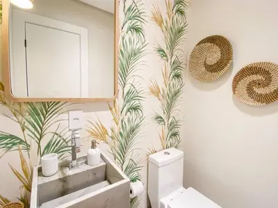 A planta de Ap novo luxo 3 suits 100mt da Praia da Palmas - 0111