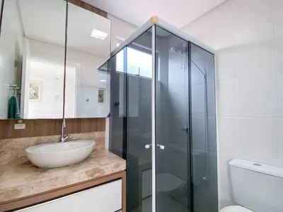 A planta de Apartamento de 2 Quartos na Praia de Palmas - 0117