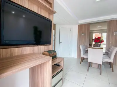 A planta de Apartamento de 2 Quartos na Praia de Palmas - 0117