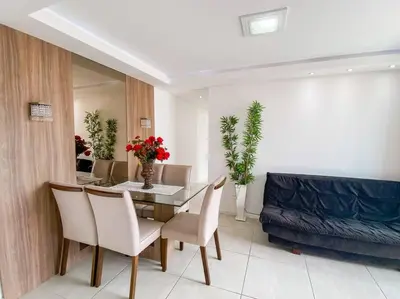 A planta de Apartamento de 2 Quartos na Praia de Palmas - 0117