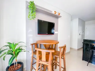 A planta de Apartamento de 01 dorm com piscina privativa - 0119