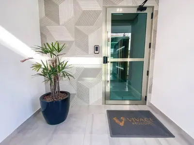 A planta de Lindo apto á 150 metros da praia de Palmas - 0125