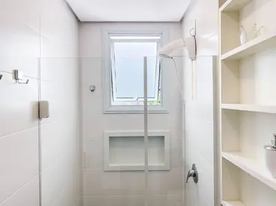 Uma casa de banho em Lindo apto á 150 metros da praia de Palmas - 0125