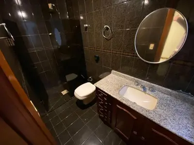 A planta de Apartamento quadra mar 4 quartos