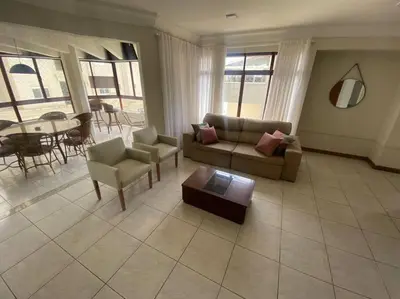 A planta de Apartamento quadra mar 4 quartos