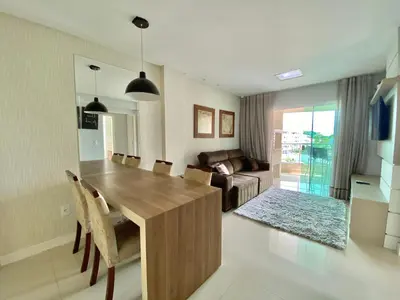 A cozinha ou kitchenette de Residencial Saul Bertemes - Apto 2 Dormitórios Praia de Bombas